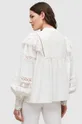 белый Хлопковая блузка AllSaints