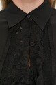 Шелковая рубашка Victoria Beckham 1322WSH003732C чёрный