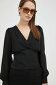 Morgan bluza cu modele negru OCANA.NOIR