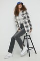 Abercrombie & Fitch top KI139.2652.112 gri AW22