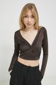 Abercrombie & Fitch longsleeve KI139.2703.900 złoty
