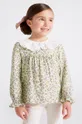 бежевий Дитяча блузка Mayoral Для дівчаток