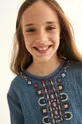 Детская хлопковая блузка Mayoral фиолетовой