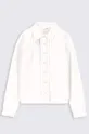 белый Детская хлопковая рубашка Coccodrillo