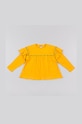 Detské tričko s dlhým rukávom zippy s elastanom žltá 226.1918ZT
