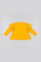 Detské tričko s dlhým rukávom zippy 226.1918ZT žltá AW22