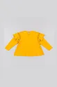 Detské tričko s dlhým rukávom zippy žltá