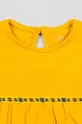 žltá Detské tričko s dlhým rukávom zippy