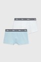 Παιδικά μποξεράκια Calvin Klein Underwear εφαρμοστό σορτς μπόξερ μπλε B70B700401.9BYY
