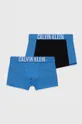 niebieski Calvin Klein Underwear bokserki dziecięce 2-pack Chłopięcy