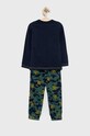 Παιδικές βαμβακερές πιτζάμες United Colors of Benetton 3YN40P021.G σκούρο μπλε AW22