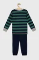 United Colors of Benetton gyerek pamut pizsama sötétkék