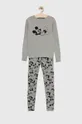 sivá Detské bavlnené pyžamo GAP X Disney Chlapčenský