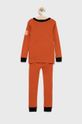 Dětské bavlněné pyžamo GAP oranžová