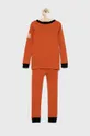 Otroška bombažna pižama GAP oranžna