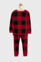 Детская хлопковая пижама GAP красный