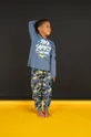 σκούρο μπλε Παιδικές βαμβακερές πιτζάμες Coccodrillo Για αγόρια