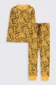 żółty Coccodrillo piżama bawełniana dziecięca Chłopięcy