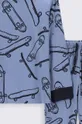 Coccodrillo piżama bawełniana dziecięca niebieski