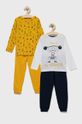 żółty zippy piżama dziecięca (2-pack) Chłopięcy