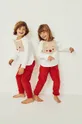 rdeča Otroška pižama zippy Fantovski
