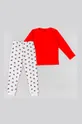 Παιδικές βαμβακερές πιτζάμες zippy κόκκινο