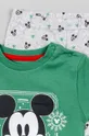 зелений Дитяча бавовняна піжама zippy