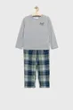 szary Abercrombie & Fitch piżama dziecięca Chłopięcy