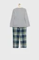 Otroška pižama Abercrombie & Fitch siva