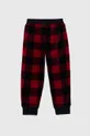 Παιδικό παντελόνι πιτζάμας Abercrombie & Fitch κόκκινο