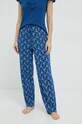 Odzież Lauren Ralph Lauren piżama bawełniana ILN72191 niebieski