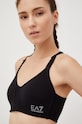 Športni modrček EA7 Emporio Armani črna 6LTH54.TJBNZ