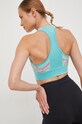 Odzież Reebok biustonosz sportowy HK4761 turkusowy