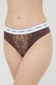 Стринги Guess мереживо фіолетовий O2BE00.KBBT0