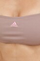 adidas Performance dwuczęściowy strój kąpielowy HI1080 fioletowy