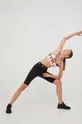 adidas Performance biustonosz sportowy Yoga Essentials Studio beżowy