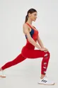 adidas Performance reggiseno sportivo Marimekko rosso