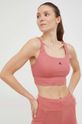 Športová podprsenka adidas Performance Powerimpact HM4087 ružová AW22