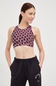 Sportovní podprsenka Tommy Hilfiger měkké burgundské S10S101506.9BYY