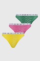 Kalhotky Tommy Hilfiger 3-pack kalhotky zelená UW0UW02522.9BYY