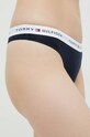 Стринги Tommy Hilfiger трикотаж темно-синій UW0UW03835.9BYY