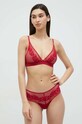 Odzież Tommy Hilfiger biustonosz UW0UW03808.9BYY bordowy