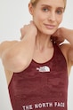 Sportovní podprsenka The North Face burgundské NF0A7Z9U8691