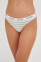 turkusowy Calvin Klein Underwear stringi Damski