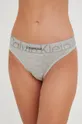 szary Calvin Klein Underwear stringi Damski