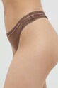 Calvin Klein Underwear stringi (3-pack) 000QD3802E.9BYY bordowy