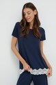 Піжамна футболка United Colors of Benetton трикотаж темно-синій 3Z123M314.13C