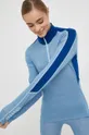μπλε Helly Hansen λειτουργικό μακρυμάνικο πουκάμισο Lifa Merino Γυναικεία