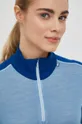 μπλε Helly Hansen λειτουργικό μακρυμάνικο πουκάμισο Lifa Merino