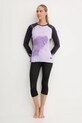 Функциональный лонгслив Helly Hansen LIFA ACTIVE 49393 фиолетовой AW25